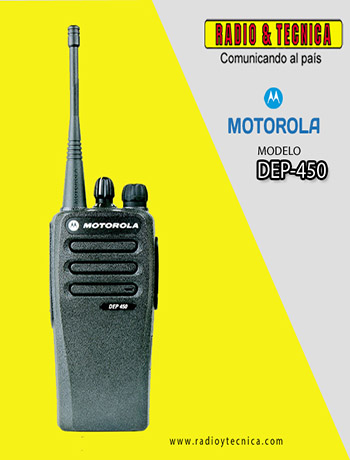 Culo Que agradable Canadá Radio y Técnica | Radios de Comunicación Motorola | Radio Portátil Motorola  DEP450